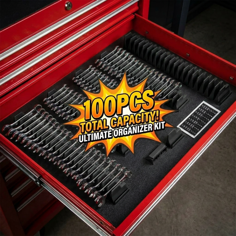 Magnetic Wrench Organizer Widget Portable Tool Storage Practical Wrench Shelf 100 766997447302