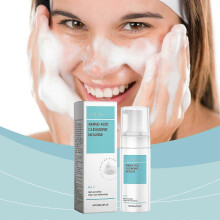 Amino Acid Cleansing Mousse, Deep Gentle Cleansing Two-In-One Amino Acid Foam Mousse for Sensitive Skin Daily Facial Cleanser