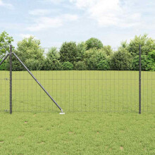 vidaXL Welded Wire Fence with Spikes 10 x 1.2 m (W x H)