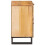 VidaXL vidaXL Bedside Cabinet Natural 50 x 33 x 60 cm Solid Mango Wood 4