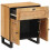 VidaXL vidaXL Bedside Cabinet Natural 50 x 33 x 60 cm Solid Mango Wood 2