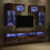 VidaXL vidaXL TV Wall Units Wall-mounted 6 pcs Black Oak Engineered Wood 4