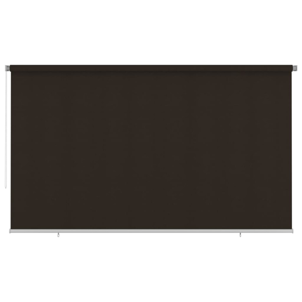Vidaxl Outdoor Roller Blind 400X230 Cm Brown Hdpe