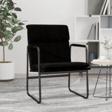 vidaXL Lounge Chair Black 55x64x80 cm Fabric