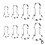 (8pcs) Funny Cookie Cutter Set for Bachelorette or Bachelor Party 1