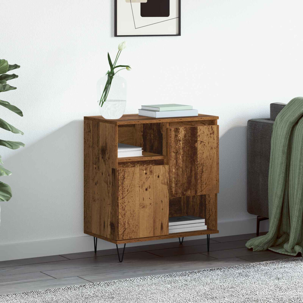 Vidaxl Sideboard Old Wood 60 X 35 X 70 Cm