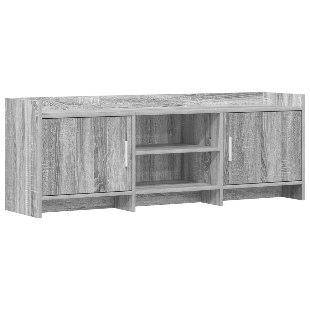 Vidaxl Tv Cabinet 130 X 33 X 47 Cm Sonoma Engineered Wood Grey
