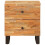 VidaXL vidaXL Bedside Cabinet 2 pcs Brown 40 x 33 x 46 cm Solid Mango Wood 2