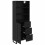 VidaXL vidaXL Highboard with Drawer 2 pcs Black Oak Engineered Wood 5
