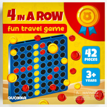Magnetic Travel Logic Game Connect 4 for Cars for Children Educational — quokka magnetic game, connect four magnetic, travel game for kids