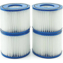 Filter Elements Vi for Bestway Lay-z-spa, Bw58323 Replacement Elements for Bestway 58239 (4 Pieces)