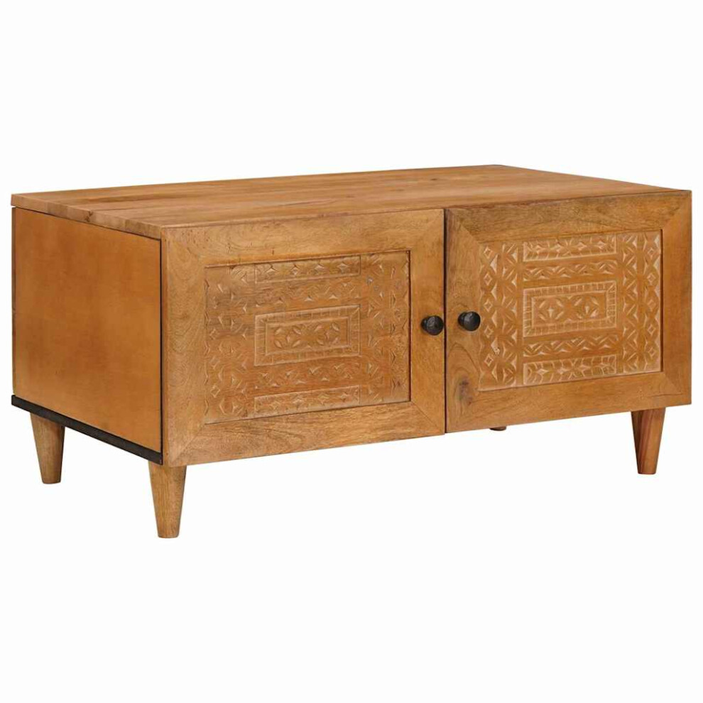 Vidaxl Coffee Table Light Brown 80 X 54 X 40 Cm Engineered Wood