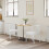 VidaXL vidaXL Dining Chair 2 pcs White Solid Rubberwood 2