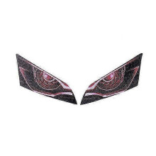 (Red) Headlight Sticker Decoration for HONDA CBR 600 RR 2003-2006, CBR600RR Motorcycle, Protection Decal Accessory