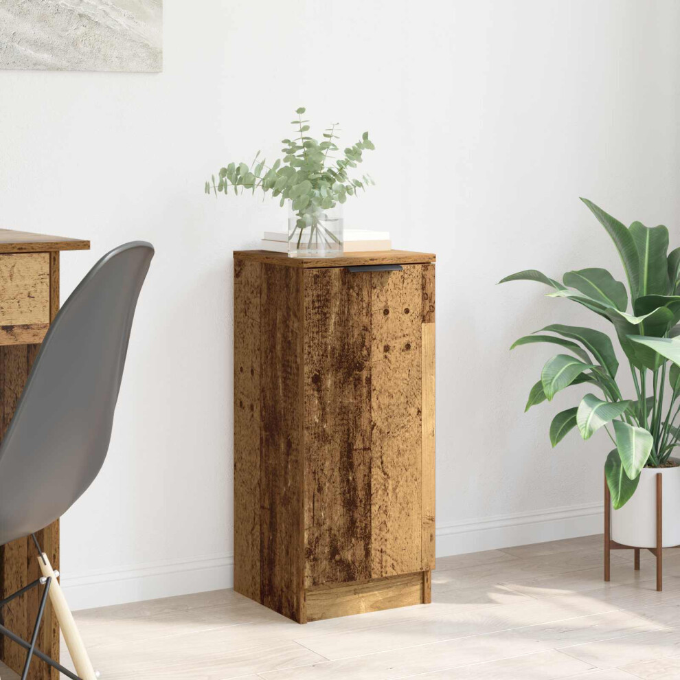 Vidaxl Sideboard Old Wood 30 X 30 X 70 Cm Engineered Wood
