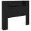 VidaXL vidaXL Storage Headboard with LED Black Oak Engineered Wood 4
