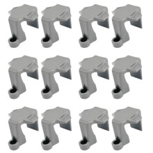 12-Pack Pontoon Boat Bumper Clips for Efficient Docking and Bumper Adjustment Pontoon Boat Square Rail