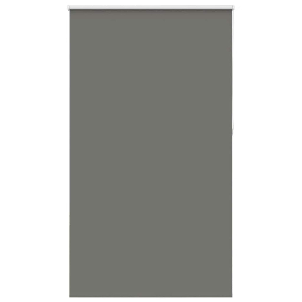 Vidaxl Roller Blind Blackout Grey 135X210 Cm Fabric Width 131.6 Cm Polyester