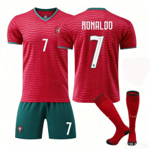 (red, 26) 26 FIFA New season  Portugal Jersey #7 Ronaldo