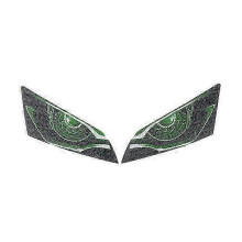 (Green) Headlight Sticker Decoration for HONDA CBR 600 RR 2003-2006, CBR600RR Motorcycle, Protection Decal Accessory