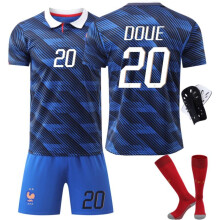 (blue, L) 26 FIFA New season  France Jersey #20 Doue