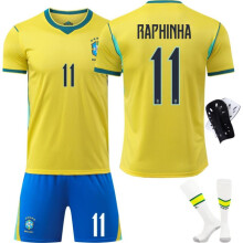 (11, 20) 26 FIFA New season  Brazil Jersey #11 Raphinha
