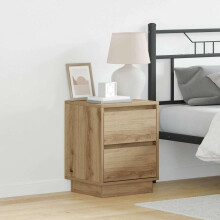 vidaXL Bedside Cabinet Artisan Oak 39 x 34.5 x 50 cm Engineered wood