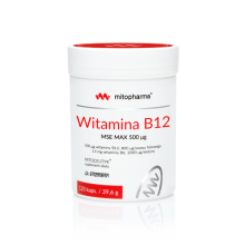 Mitopharma Witamina B12 MSE 500Mg Max 120 kapsułek