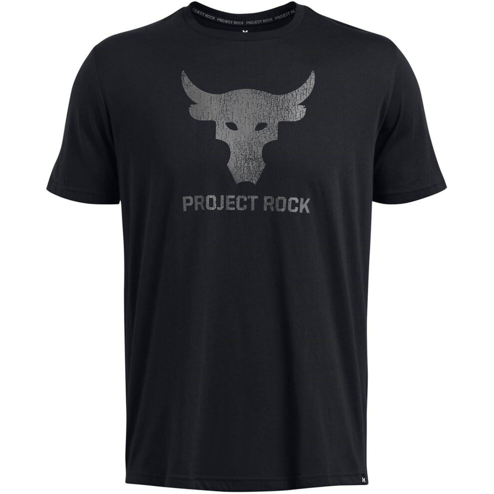 Under Armour (S, Black) Mens Project Rock Payoff Graphic T-Shirt