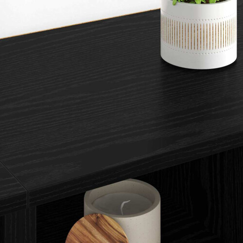 VidaXL vidaXL Sideboards 2 pcs Black Oak 60 x 35 x 70 cm Engineered Wood 1