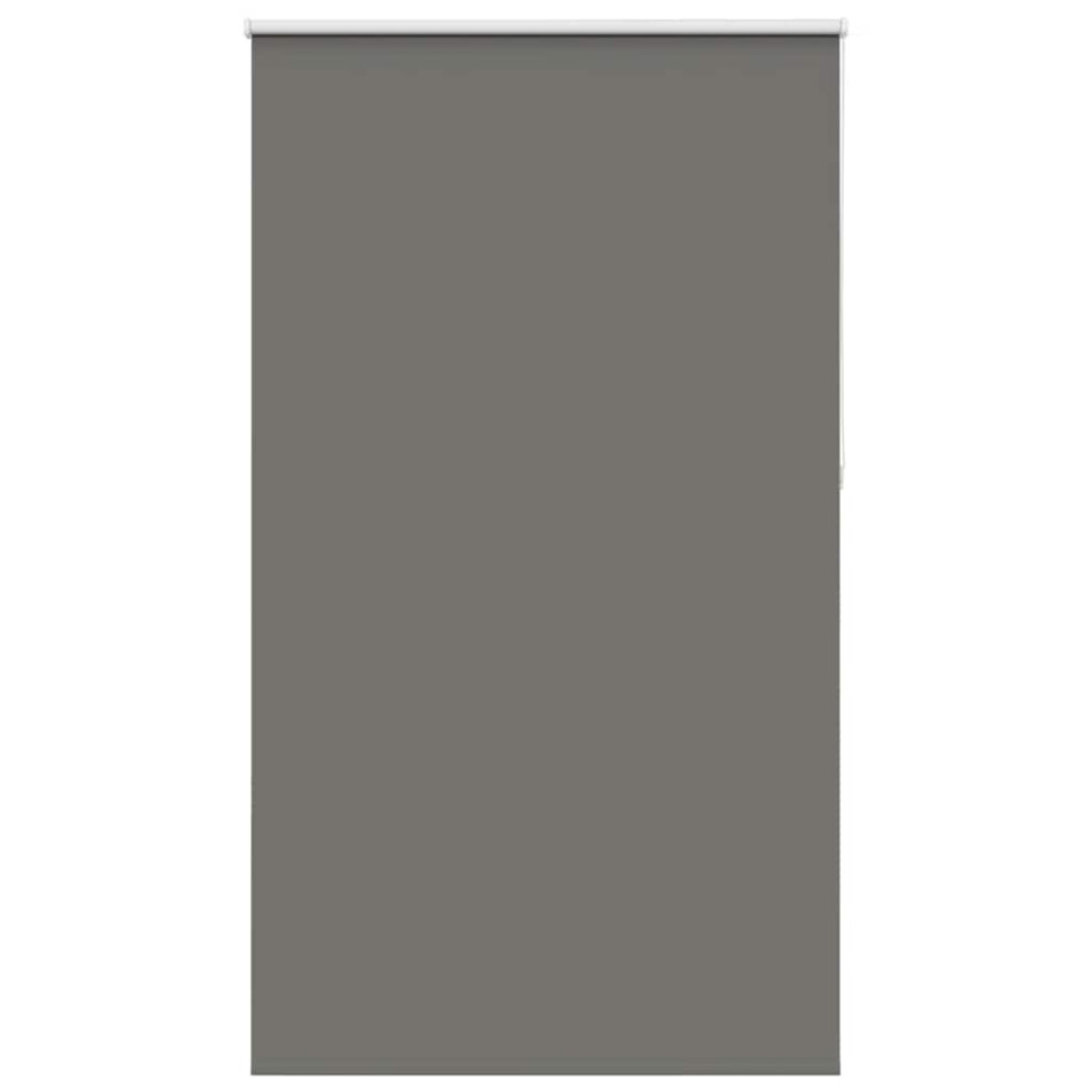 Vidaxl Roller Blind Blackout Grey 125X210 Cm Fabric Width 121.6 Cm Polyester