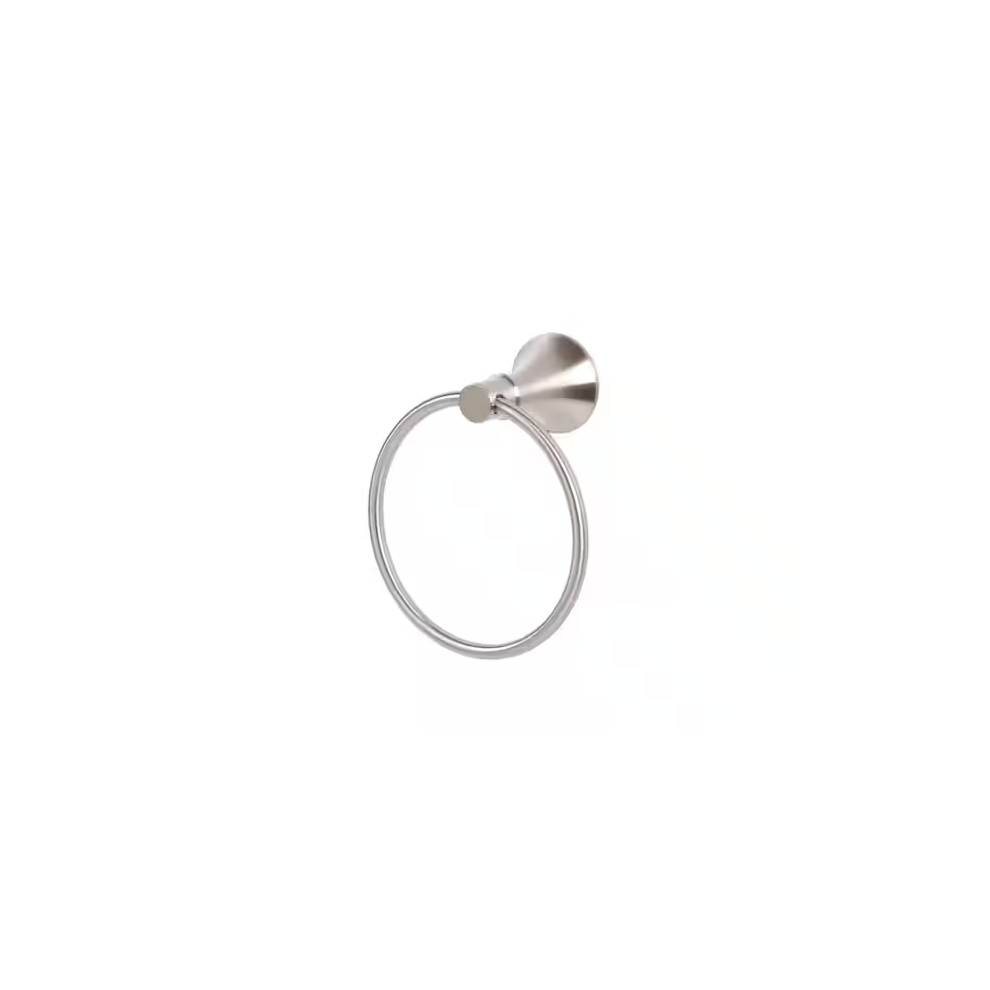 Glacier Bay Sadira Towel Ring In Brushed Nickel 7437629059028