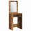 VidaXL vidaXL Dressing Table Set with Drawer 2 pcs Old Wood Engineered Wood 4