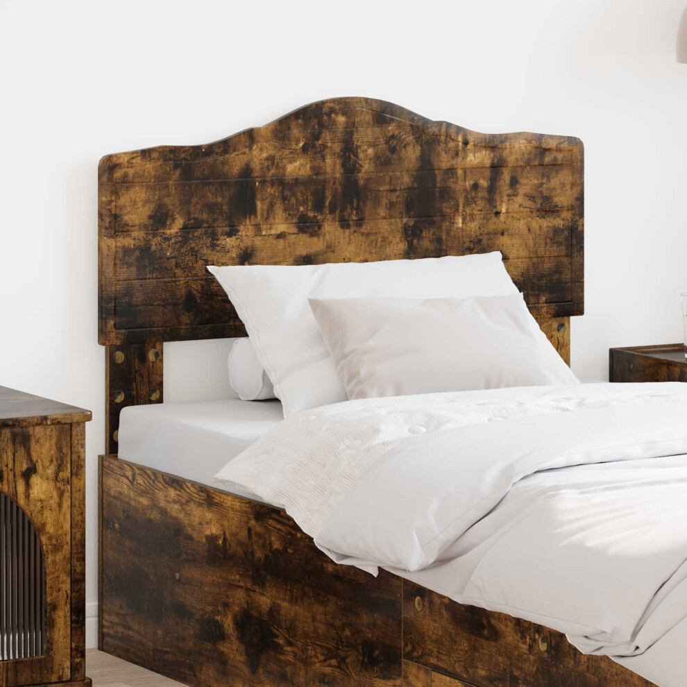 Vidaxl Headboard Smoked Oak Engineered Wood
