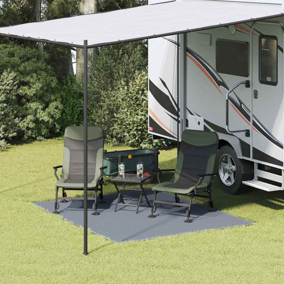 Vidaxl Tent Carpet Folding Blue And Grey 200 X 250 Cm Polyethylene