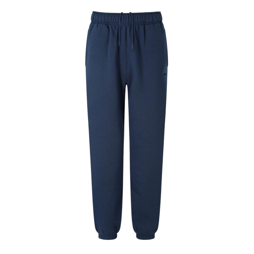 Slazenger (Xxl, Steel ) Mens Fleece Cuffed Jogging Bottoms Blue