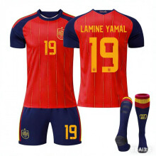 (16, XL) 26 FIFA New season Spain Jersey #19 Yamal