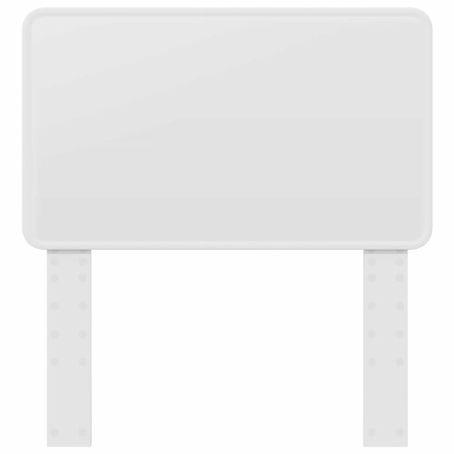 VidaXL vidaXL Headboard White Engineered wood 2