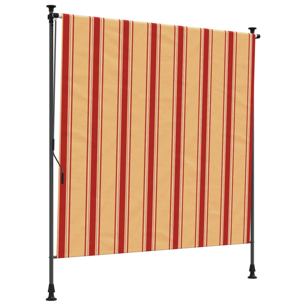 Vidaxl Outdoor Roller Blind Multicolour 120 X 270 Cm