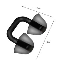 (Purple) Silicone Nose Plugs for Swimming-Reusable Waterproof Dive Clip_js18