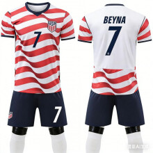 (7, XS) 26 FIFA New Season USA Jersey #7 Reyna