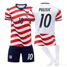 (10, 3XL) 26 FIFA New Season USA Jersey #10 Pulisic