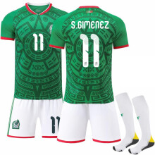 (11, 3XL) 26 FIFA New Season Mexico Jersey #11 S.Gimenez