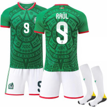 (9, S) 26 FIFA New Season Mexico Jersey #9 Raul