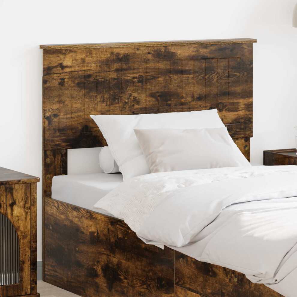 Vidaxl Headboard Smoked Oak Engineered Wood
