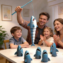 Fishing Game - Classic Rotating Pond Toy, Interactive Parent-Child Game, Educational for Toddlers & Family Party Entertainment