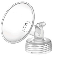 (17mm) Food Grade Wide Neck Pump Parts Electric Breast Pump Accessories Simple Installation Suitable for Electric Pump Cimilre