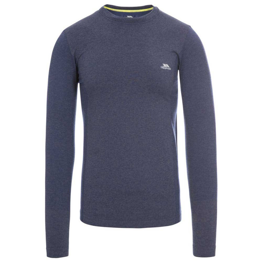 Trespass (M, Navy Marl) Mens Timo Long Sleeve Active Top
