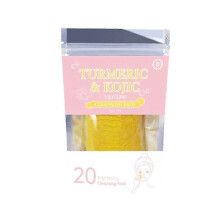 Kojic Acid and Turmeric Cleansing Pads,Turmeric Cleansing Pads Balance Skin Oil And Water, Gentle & Non-Irritating, for Body's Skin