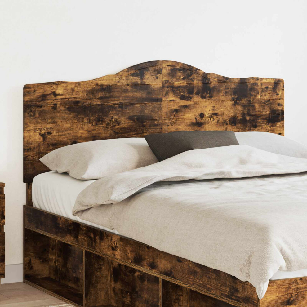 Vidaxl Headboard Smoked Oak Engineered Wood